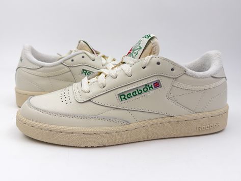 Free eBay listing template designed by dewiso.com Reebok Club C 85 Vintage Womens Trainers UK Size 6 ============================================================================================ A genuine Reebok Club C 85 Vintage Womens Trainers UK Size 6 RRP £100  Insole length 25.5 cm. New without box, ex display products. Pls review our pics & policy. Thank you. Elevate your activewear with these Reebok Club C 85 Vintage Women's Trainers in a stylish cream colourway. The synthetic and leather upper material features the iconic Reebok logo accents and a lace-up closure for a secure fit.  DON'T MISS OUT PLACE YOUR BID NOW… Listed By MJ. Product If you have any queries, extend time or issues about the payment, please contact us directly.  Otherwise, please submit your payment within 2 days Reebok 85, Reebok Club C Vintage, Reebok Club C 85 Vintage, Club C 85 Vintage, Reebok Club C 85, Reebok Logo, Club C 85, Womens Trainers, Vintage Reebok