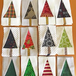 QuiltBee: Lots and Lots of Little Trees Tree Quilt Block Patterns, Christmas Tree Quilt Block Patterns, Christmas Tree Quilt Block, Tree Quilt Block, Tree Quilt Pattern, Christmas Tree Quilt, Small Christmas Tree, Christmas Quilting, Christmas Quilt Patterns