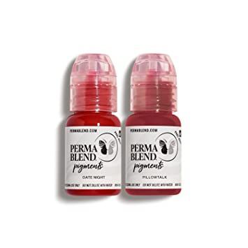 Perma Blend - Berry Lip Tattoo Kit - Lip Blushing Supplies to Enhance Lip Color - Makeup Kit & Microblading Ink - Includes Date Night & Pillow Talk, Deep Red & Pink Lip Blush - Vegan (0.5 oz Each) Tattoo Ink Colors, Lip Blushing, How To Make Lipstick, Makeup Pigments, Permanent Eyeliner, Lip Blush, Lip Color Makeup, Berry Lips, Cosmetic Tattoo