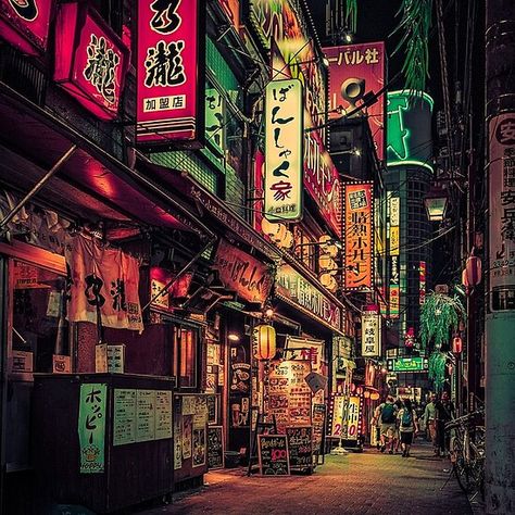 Neo Tokyo II- Japan Night Photo Tokyo Aesthetic, Aesthetics Art, Japan Night, Tokyo Art, Neo Tokyo, Tokyo Night, Anime City, Tokyo City, Japan Street