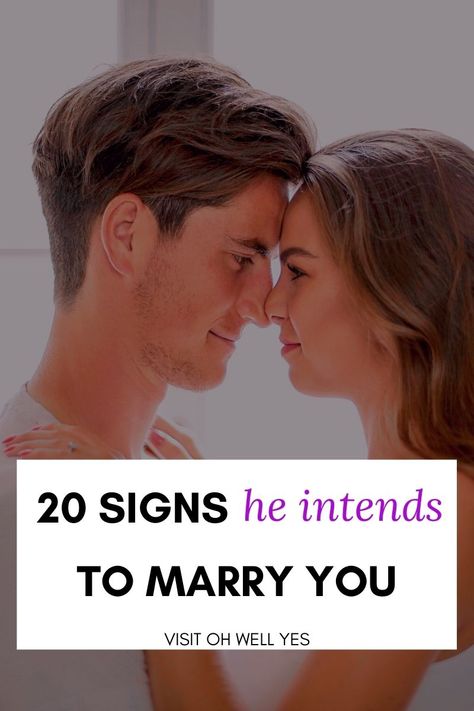 20 signs he intends to marry you, 20 signs he is totally committed to you, 20 clear signs he loves you, 20 signs a man is in for the long haul, 20 best signs to tell if a man is serious about you Men In Love Signs, Dating A Married Man, Signs He Loves You, Never Married, Getting Him Back, Married Men, He Loves Me, Make A Man, Really Love You