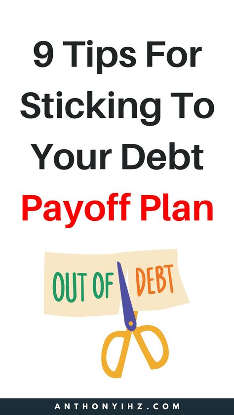 Getting a debt repayment strategy is not enough to become debt-free, but sticking to the debt payoff plan is all it takes to live a debt-free life. Are you looking for the best financial advice on how to set up a debt payoff plan and stick to it? Check out these 9 tips for sticking to your debt payoff plan and get rid of your debt for good Living Debt Free, Paid Off Debt, Pay Debt, Debt Payoff Plan, Loan Payoff, Dave Ramsey Budgeting, Paying Off Debt, Debt Reduction, Debt Repayment