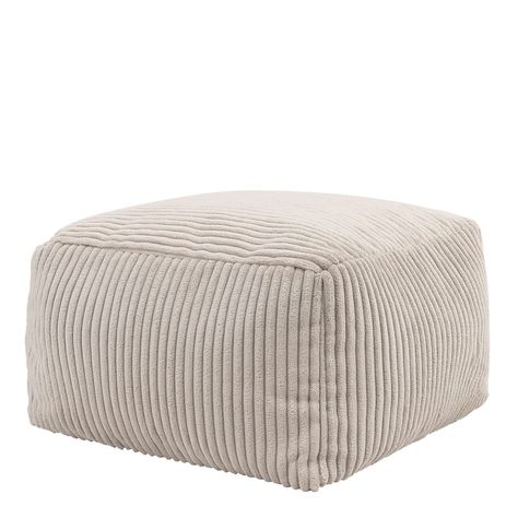 icon Soul Theo Cord Bean Bag Pouffe, Corduroy Ottoman, Living Room Bedroom Footstool Bean Bags : Amazon.co.uk: Home & Kitchen Velvet Bean Bag, Corduroy Bean Bag, Pouf Design, Velvet Living Room, Boho Room, Bean Bags, Large Living Room, Modern Retro, Bean Bag