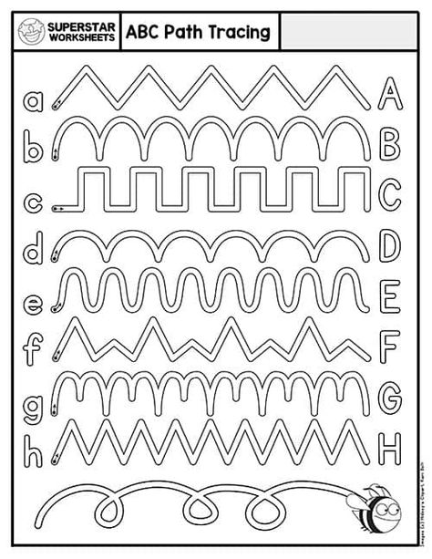 Letter Review Activities For Preschool, Free Printable Handwriting Worksheets, Handwriting Worksheets For Kindergarten, Writing Worksheets Kindergarten, Printable Handwriting Worksheets, Kindergarten Handwriting, Maze Activity, Tracing Worksheets Free, Alphabet Writing Practice