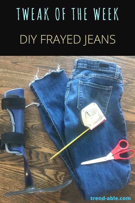 Frayed Jeans Diy, Adaptive Tools, Kids Braces, Shaky Hands, Creative Life Hacks, Cut Off Shirt, Finding Myself, Physical Disabilities, Shoe Trends