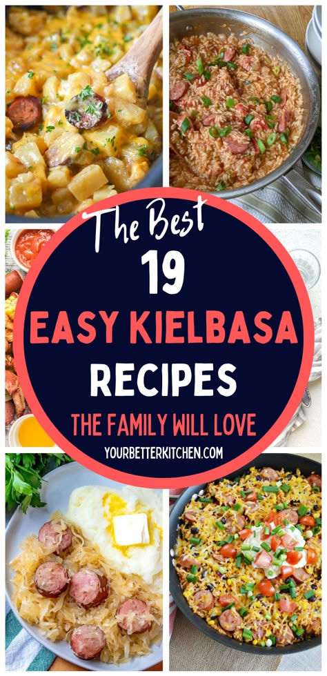 Kielbasa Dinner Recipes, Kielbasa Dinner, Easy Kielbasa Recipes, Kilbasa Sausage Recipes, Honey Roasted Sweet Potatoes, Mini Bundt Cake Recipes, Kabasa Recipes, Sancocho Recipe, Turkey Kielbasa