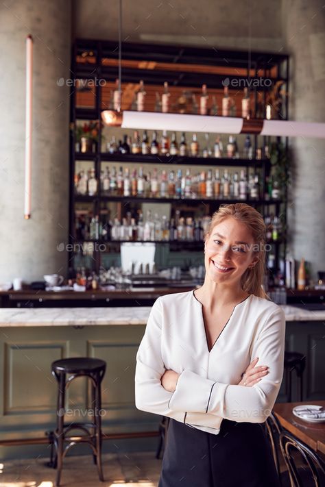 Restaurant Staff Photoshoot Ideas, Bartender Branding Photos, Restaurant Headshots, Restaurant Owner Photography, Restaurant Staff Photography, Restaurant Branding Photography, Bar Owner Aesthetic, Restaurant Owner Aesthetic, Cafe Owner Aesthetic