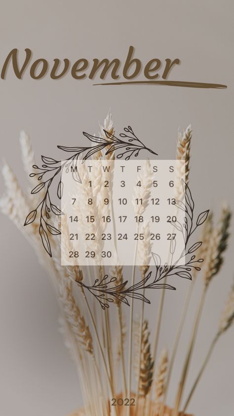 November 2022 Wallpaper, Design Home Ideas, 2022 Wallpaper, Cute Toddler Hairstyles, Toddler Hairstyles, Hello November, November Birthday, 22 November, Birthday Calendar