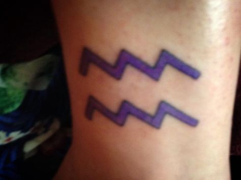 My Aquarius tattoo- Homestuck inspired Homestuck Tattoo, Aquarius Tattoo, Tattoos Ideas, Tattoo Inspo, Homestuck, Fish Tattoos, I Tattoo, Jesus Fish Tattoo, Triangle Tattoo