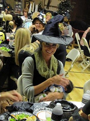 Witches Night Out - celebrate - Little Miss Momma Halloween Relief Society Activities, Relief Society Halloween Activities, Witches Night Out Party Ideas, Relief Society Activities Ideas, Etiquette Dinner, Lds Relief Society Activities, Relief Society Crafts, Relief Society Visiting Teaching, Witches Night