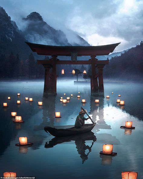 Magical photos make world's most beautiful landscapes look they're from your imagination  | Daily Mail Online Agra, Fantasy Landscape, Abu Dhabi, Japan Travel, Beautiful World, Beautiful Landscapes, Ghana, Kyoto, Trekking