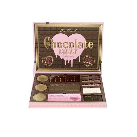 Chocolate Bar Too Faced, Chocolate Facial, Chocolate Makeup, Penyimpanan Makeup, Too Faced Chocolate, Too Faced Cosmetics, Makeup Set, Makeup Brands, Makeup Palette