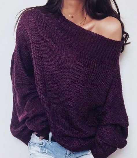 Purple Sweater Outfit, Sweater Outfit Women, Outfit Coquette, Sweater Outfit, Purple Outfits, Yellow And Purple, Fashionable Outfits, Outfit Women, Purple Sweater