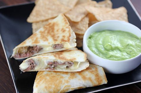 Carne Asada Quesadillas Recipe - BlogChef Carne Asada Quesadilla, Asada Quesadillas, Broke Meals, Grilled Carne Asada, Carne Asada Steak, Steak And Cheese, Printable Recipes, Meat Sauce Recipes, George Foreman