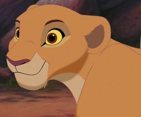 Kiara is a young adult female lioness, the crown princess of Pride Rock, the daughter of Simba and Nala, and the older sister of Kion. She is the mate of Kovu, a defective Outsider. Shortly after her birth, Kiara was presented to the kingdom in a royal presentation ceremony. Growing up, she was sheltered from the enemy pride, the Outsiders, by her father, Simba, who forbade her to visit the Outlands. Her adventurous spirit one day prompted her to disobey her father's orders, and she... Female Lioness, Kiara Lion King, Lion King 1 1/2, Lion King Ii, Lion King 1, Lion King Drawings, Female Lion, Lion King Pictures, The Lion King 1994