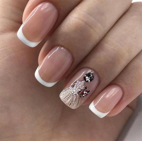 Burgundy Nail Designs, Nail Fashion Trends, Ballerina Nails Designs, Pink Manicure, Ombre Acrylic Nails, Wedding Nails For Bride, Burgundy Nails, Wedding Nails Design, Nail Art Wedding