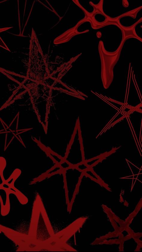 Sketchy Wallpaper, Red And Black Wallpaper Dark, Red Star Wallpaper, Wallpaper Dark Red, Uicideboy Wallpaper, Iphone Wallpaper Stars, Wallpaper Edgy, Red Aesthetic Grunge, Fotografi Bawah Air