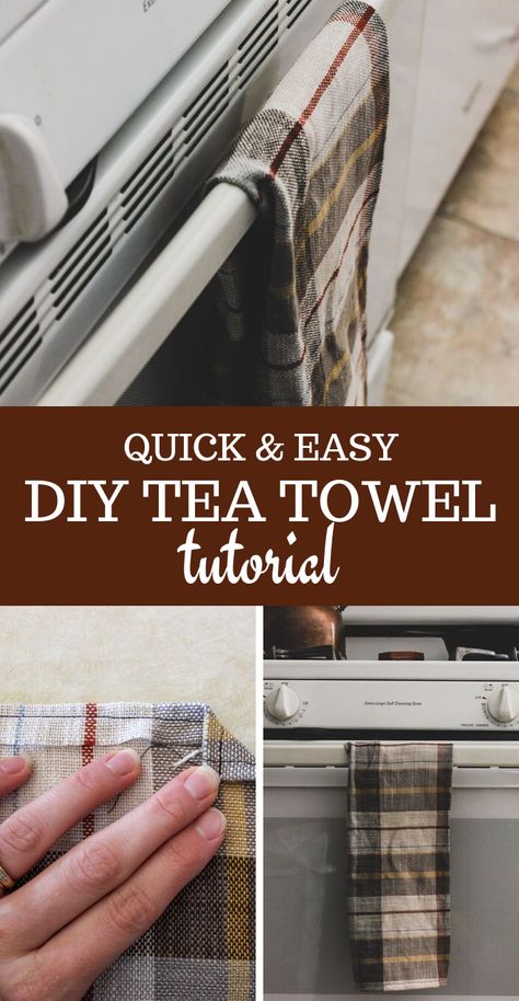 Diy Dish Towels, Tea Towels Crafts, Kitchen Towels Diy, Handbags For Girls, Fall Tea, Tea Towels Diy, Diy Tea, Tutorial Sewing, Diy Towels