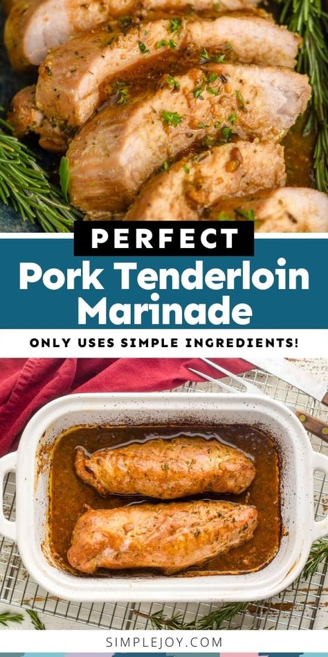 Grilled Pork Tenderloin Marinade, Pork Loin Marinade, Pork Medallion Recipes, Marinated Pork Tenderloin, Easy Pork Tenderloin Recipes, Grilled Pork Tenderloin Recipes, Tenderloin Marinade, Pork Tenderloin Marinade, Pork Tenderloin Medallions