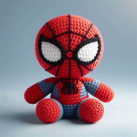 Superheroes Archives - Page 2 of 4 - Yours Patterns Spider Man Crochet Pattern, Spider Man Crochet, Amigurumi Spiderman, Crochet Spiderman, Character Crochet, Spider Man Spider, Crochet Characters, 3d Spider, Amigurumi Gift