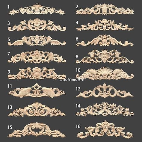 Restore Furniture, Cottage Diy, Furniture Appliques, Wood Appliques, Bad Inspiration, Romantic Cottage, Wall Background, Wood Trim, Wood Carvings