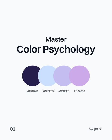 Master Color Psychology. Follow @usevisuals for more design content. #UIUXdesign #UserExperience #WebDesign #MobileDesign #DigitalDesign #InteractionDesign #UlInspiration #UXInspiration #DesignThinking #VisualDesign #UlDeveloper #UserInterface #UserCentricDesign #ResponsiveDesign #UIUXStudio #CreativeDesign #DesignFeedback #DesignProcess #designinspiration #ui #graphicdesign #ui #branding #designforstartups #learndesign #designforstartups #uidesigntips #productdesignideas Psychology Instagram Post, Social Media Kit, Instagram Template Design, Social Media Growth, Contents Design, Ui Design Inspiration, Learning Design, Color Psychology, Social Media Templates