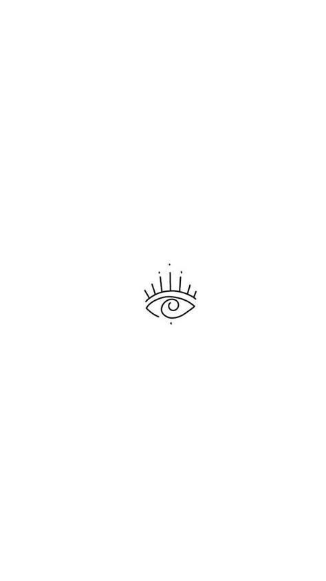 Small Tattoos Eye, Turkish Tattoo Ideas, Small Eye Tattoo, Simple Eye Tattoo, Wellness Tattoo, Small Evil Eye Tattoo, Intuition Eye Tattoo, Evil Eye Drawing, Third Eye Tattoo