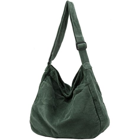 PRICES MAY VARY. 【Soft Material】-This shoulder bag is made of high quality canvas corduroy,super sturdy,soft and water-washable.This large hobo bag Can be the essential everyday tote bag.It is skin-friendly and recycle. 【Size Details】-This tote bag size is 15×4.3×15 inch, shoulder strap is 15-26 inch,Weight：0.8lb.This tote bag with zipper holds all your daily essentials,fashionable and versatile. 【Large Capacity】-There is a big room inside the hobo crossbody bag.One main compartment with zipper Big Crossbody Bag, Big Room, Large Hobo Bag, Large Purse, Travel Work, Everyday Tote, Daily Essentials, Bag Travel, Bag For Women