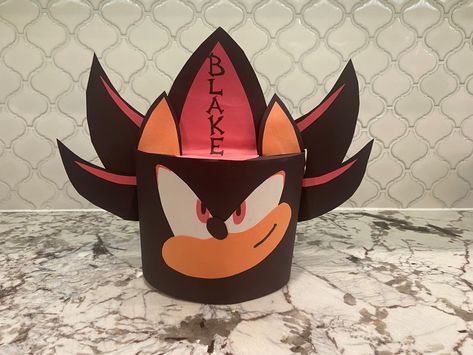 Shadow; sonic the hedgehog; Valentine box; sonic Valentine; shadow Valentine Shadow Valentines Day Boxes, Sonic Valentines Boxes, Sonic The Hedgehog Valentine Box Ideas, Sonic Valentines Day Boxes, Sonic Valentines, Golden Sonic, Valentines Day Boxes, Valentines Day Crafts For Preschoolers, Valentine's Boxes