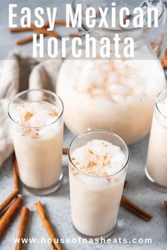 Vegan Horchata Recipe, Vegan Horchata, Horchata Drink, Mexican Drink Recipes, Mexican Horchata, Homemade Horchata, Horchata Recipe, Easy Alcoholic Drinks, Sweet Pork