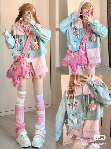 Mode Gyaru, Peony Aesthetic, Kawaii Outfit Ideas, Kawaii Y2k, Kawaii Outfits, Funny Marriage, Street Outfits, Harajuku Fashion Street, Cosplay Kawaii