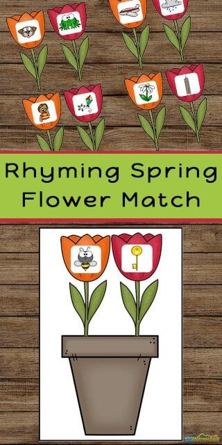 Plant Prek Activities, Gardening Literacy Activities Preschool, Spring Rhymes Preschool, Spring Rhyming Activities Preschool, Spring Large Group Activities Preschool, Garden Literacy Activities Preschool, Spring Games For Kindergarten, Gardening Curriculum For Preschool, Free Spring Activities For Preschool