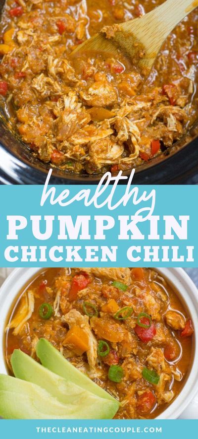 Chili Instant Pot Recipes, Clean Eating Pumpkin Recipes, Chicken Chili Instant Pot, Pumpkin Chicken Chili, Healthy Chili Recipe, Instant Pot Recipes Healthy Family, Chili Instant Pot, Paleo Pumpkin Recipes, Instant Pot Recipes Healthy