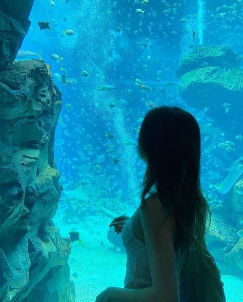 Aquarium Photos, Aquarium Pictures, Dream Dates, Ocean Girl, Water Aesthetic, 17 Kpop, 사진 촬영 포즈, Fotografi Alam Semula Jadi, Ocean Vibes