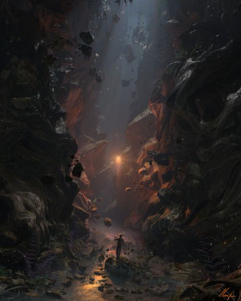 Cave Concept Art, Cave Library, Cave Environment, Cave Lighting, Alien Civilization, Forest Hut, Interior Concept Art, Cave City, Dark Cave