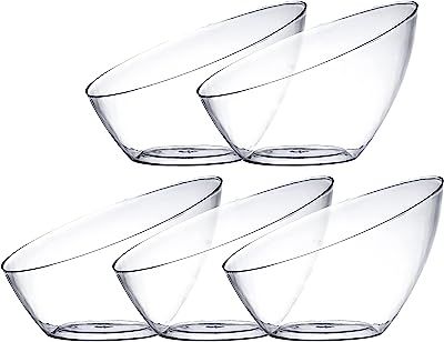 Amazon.com: Kids Party Candy Buffet Containers Candy Buffet Containers, Plastic Candy Jars, Disposable Bowls, Party Bowls, Chip Bowl, Glass Apothecary Jars, Wedding Buffet, Clear Bowls, Taco Bar