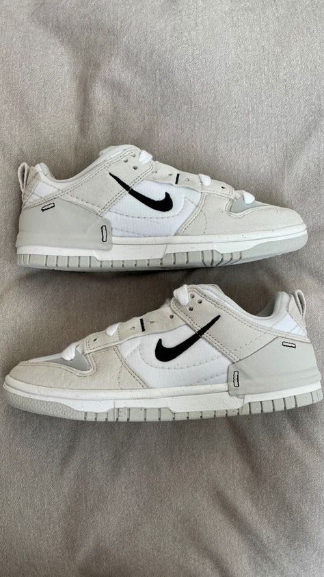 Black And Ivory Aesthetic, Ivory Dunks, Shoes Astethic, Clean Girl Shoes, Stockx Sneaker, Disrupt 2 Pale Ivory, Womens Dunk Low, Nike Dunk Low Disrupt 2, Popular Nike Shoes