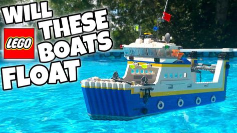 Lego Boats, Lego Boat, Lego Videos, Boat Parade, Lego Ship, Lego Lovers, Cool Boats, Lego Bricks, Royalty Free Music