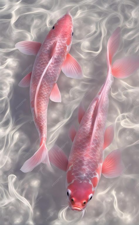 A picture of pink fish with the words koi on the bottom | Premium AI-generated image Holiday Hacks, Arcana Tarot, Holiday Hack, Pink Fish, Business Card Maker, Flyer Maker, Stationery Templates, Poster Maker, Card Banner