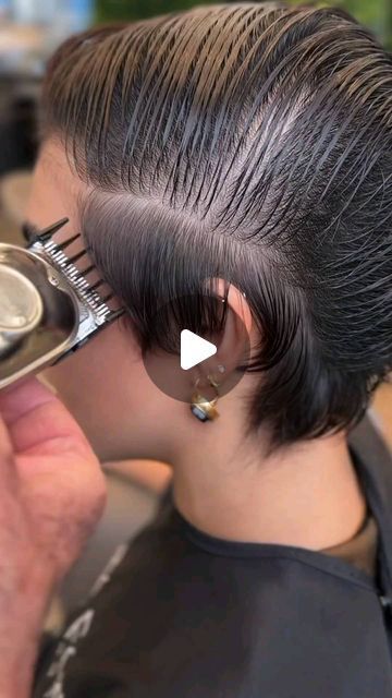 Angled Pixie Haircut, Pixie Short Hairstyle Women, Pixie Wedge Haircut, Pixie Haircut Undercut Shaved Sides, Ombre Pixie Hair, Asymmetrical Pixie Edgy Fine Hair, Short Hair For Fine Hair, Haircuts For Thinning Hair For Women, Pixie Updo Ideas