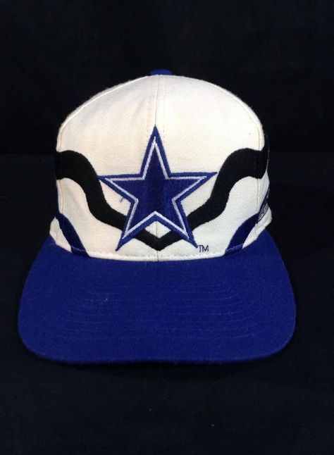 Vtg Dallas Cowboys Snapback Hat Apex ONE 90s Wave ProLine Cap #ApexOneProLine #BaseballCap Fishing Hats, Stetson Hat, Fishing Hat, Men's Hats, Snap Back, Hats For Sale, Dallas Cowboys, Snapback Hat, Trucker Cap