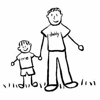 Daddy & Me (Father and Son Drawing) - Line Art Drawing Illustration Father Drawing Easy, Father And Child Drawing, Father And Son Drawing, Father's Day Drawings, Poem To My Daughter, Father Son Tattoo, Dad Drawing, Drawing Family, Diy Father's Day Crafts