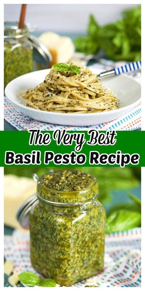 Basil Pesto Recipe, Basil Pesto Recipes, Plat Vegan, Basil Recipes, Herb Recipes, Homemade Pesto, Pesto Recipe, Pesto Sauce, Garden Recipes