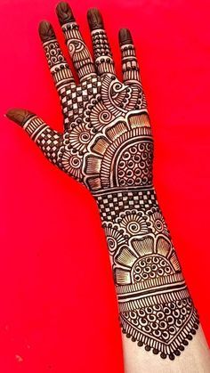 Mehndi Design Full Hand Simple, Simple Mahendi Designs Latest Front Hand, Easy Mehndi Design Simple Front Hand, Mehendhi Designs Latest, Front Mehendi Designs For Hands, Front Henna Designs Easy, Mandhi Design Simple Front Hand Easy, Mehndi Front Designs, Mandhi Design Hand Bridal Mehndi