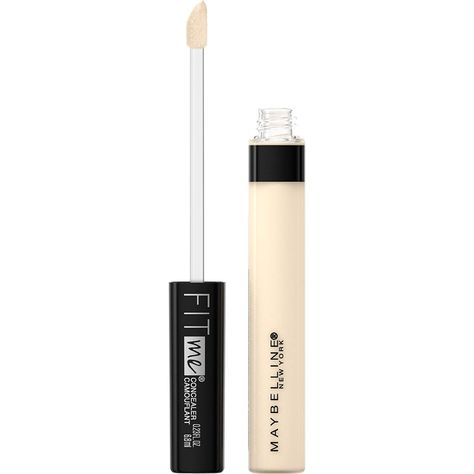 This $5 Concealer Hides 'Unrelenting Dark Circles,' and It Has Over 14,000 Five-Star Ratings Corrector Maybelline, Best Drugstore Concealer, Rimmel Stay Matte, Fit Me Concealer, Drugstore Concealer, Maybelline Concealer, Maybelline Fit Me Concealer, Foundation With Spf, New York Fits