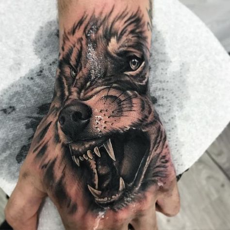 Wolf Tattoos Men Hand, Wolf On Hand Tattoo, Hand Tattoos Wolf, Wolf Hand Tattoos For Women, Wolf Hand Tattoo Men, Hand Wolf Tattoo, Wolf Tattoo Hand, Wolf Tattoo On Hand, Wolf Hand Tattoo