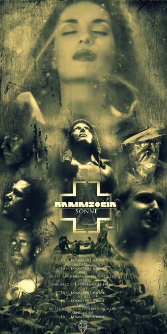 Rammstein Poster, Rammstein Wallpapers, Richard Kruspe, Till Lindemann, Gothic Metal, The White Stripes, Heavy Metal Music, Rock Posters, Song One