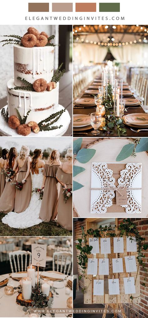 warm taupe neutral shades rustic wedding color ideas Tan Wedding Ideas, Taupe Wedding Colors, Taupe Wedding, Rustic Wedding Colors, Smith Wedding, Wedding Color Palettes, Wedding Color Ideas, Neutral Wedding Colors, Tan Wedding