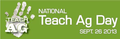 Celebrate National Teach Ag Day, September 26th! Teach Ag, Ag Day, Growing Gardens, Ffa, Hobby Farms, The Only Way, School Stuff, Agriculture, Education