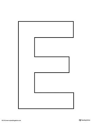 Uppercase Letter E Template Printable Worksheet.The Uppercase Letter E Template is an ultra useful, all-purpose letter template designed for use in a variety of crafts and activities to complement your alphabet studies. The Letter E Design, Abc Letters Design, Letter E Crafts For Toddlers, Letter E Template, Letter E Crafts For Preschoolers, Letter E Activities For Preschool, Uppercase Letters Printable, Letter E Activities, Letter E Craft